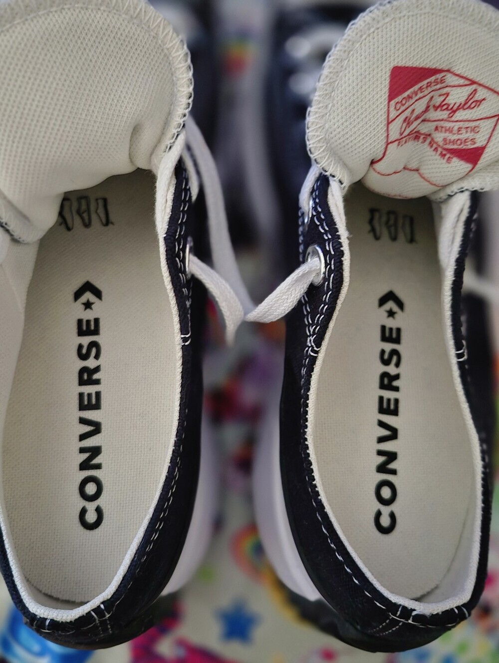 Converse Run Star Hike Black Platform Canvas Low Top Sneakers - Picture 8 of 10